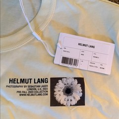 Helmut Lang Sz Lg Soft NWT Yellow Short Sleeve Tee. Super soft material.
