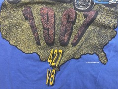 Vintage SUN SPORTSWEAR T-Shirt Blue XL Corvette Girl Beachwear Beach 90s