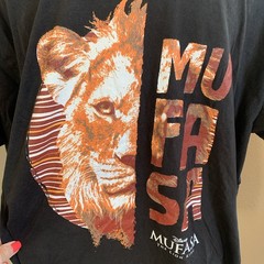 Walt Disney The Lion King T-Shirt Size X Large Mufasa Movie Black Graphic