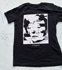 Men’s Talking Heads T-Shirt Black Spell-Out NO SIZE 80s Stop Making Sense NYC