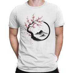Cherry Blossom Branch Men’s T-shirt