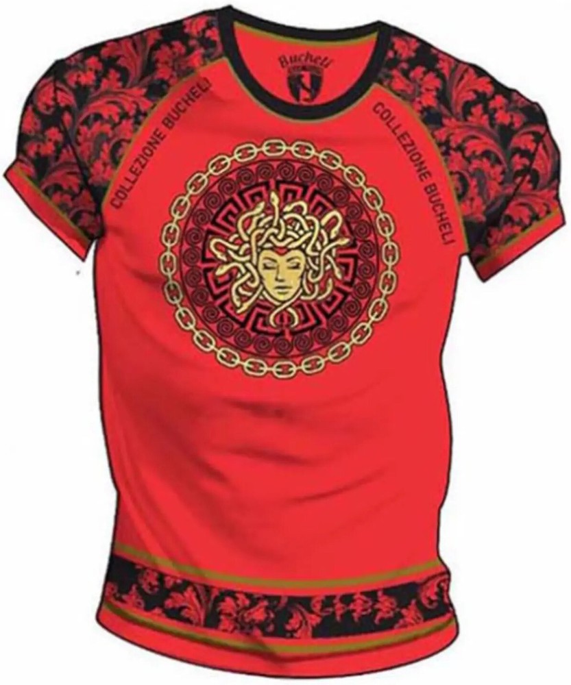 Men’s Bucheli Cotton T Shirt,Italian Style,Slim Fit,Stretch S…..A27.A
