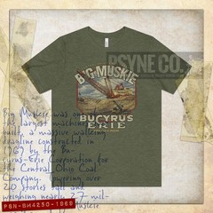 Big Muskie Model 4250-W Dragline 1969 Vintage Men’s T-Shirt