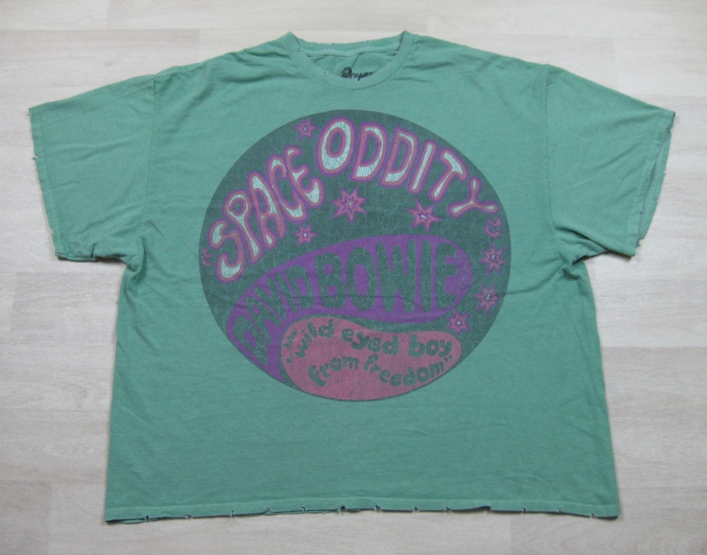 David Bowie REPRINT T-Shirt XS (L/XL) Space Oddity Oversized