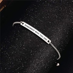 Dainty Cuff Bracelet – REMEMBER WHO YOU ARE – Bracelets Bachelor Party Gift I…