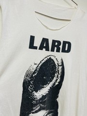 Vintage LARD 1989 T Shirt 80s 1980s Sz L The Power Of Lard Industrial 21 x 25