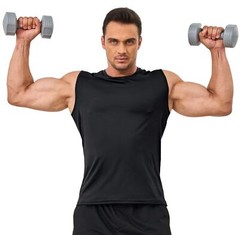 Men’s Sleeveless Tank Tops Muscel Tee Gym Workout Summer Quick Dry Undershirts