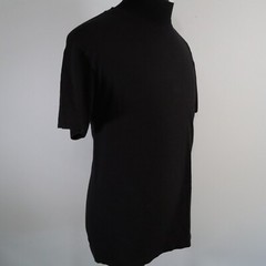 Roundtree & Yorke T-Shirt Mens Medium Crew Neck Tee Casual Black Short Sleeve