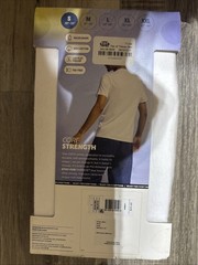 Mens Pair Of Thieves 3pk Super Air Classic Crew Neck T-Shirts White Medium Small