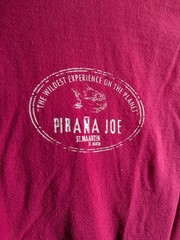 Pirana Joe “The Wildest Experience on the Planet” West Indies XL Pink Tee-Shirt