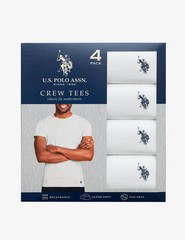 U.S.POLO ASSN.® Men’s 4 Pack CREW-NECK TEES “ Classic Fit ”