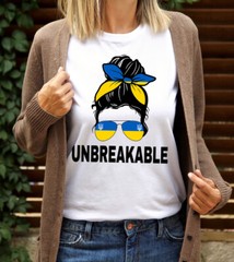 Ukraine T-shirt Unbreakable Ukraine Flag T shirt Ukrainian Pride T Shirt