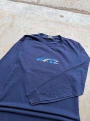 Vintage 90s 1995 y2k Split surf skate long sleeve size Large