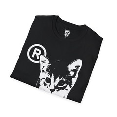 Streetwear Cat Shirt Cute Kitten Y2K Grunge T-Shirt Goth Emo Unisex Adult shirt