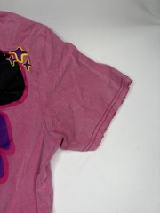 Valabasas Vintage No Storm Last Forever Graphic Pink T-Shirt Medium
