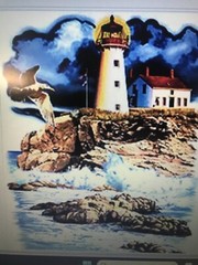 NEW T-Shirt: Lighthouse on the Beach (Lots of Sizes & Colors)