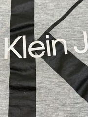 Calvin Klein Jeans Gray Monogram Logo Crewneck T-Shirt Size L (14/16)