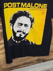Fruit of the Loom Post Malone Summer in the City Tour Black LS Graphic Tee S