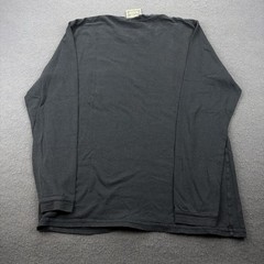 Jungmaven Long Sleeve Shirt Mens Medium Gray Hemp Organic Cotton Pocket Tee