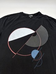 Express T-shirt Men L Black Graphic Print .#47216