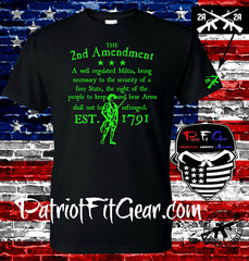 t shirt,The Second Amendment,A Well Regulated Militia,Molon Labe,Guns Rights,2A