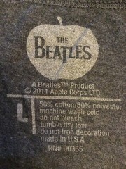 The Beatles – “John Paul George & Ringo” – 2011 Gray Shirt – Ladies Crop – L