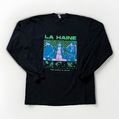 La Haine Gangster Mafia Movie Made USA Vtg 90s 80s Iconic T-Shirt Movie merch