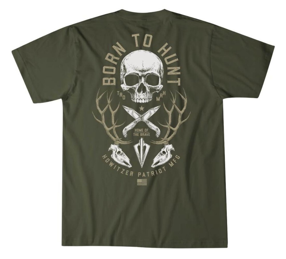 Howitzer Clothing Men’s T-shirt Born To Hunt