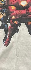 Vintage Marvel X Mad Engine Full Cast Iron Man Comics T-Shirt Size XL/XG