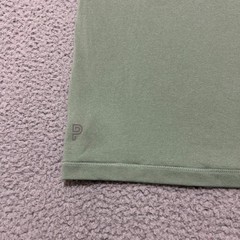 Public Rec Shirt Men Small Green Short Sleeve Polyester Stretch Activewear