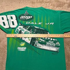 Dale Jr 88 Amp Energy NASCAR Racing T Shirt Green XL 2008 Hendrick Impala SS