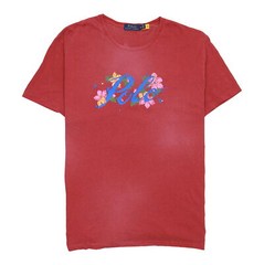 Polo Ralph Lauren Mens Tropical Graphic Crew Neck T-Shirt (XLarge, Red) $60