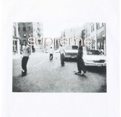 Supreme Crew 96 Tee White’ (Clip Tee) Size Small SS24 Authentic Brand New Sealed