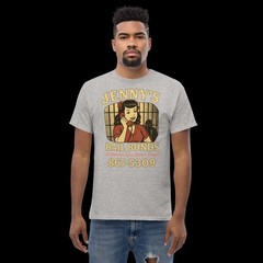 Jenny’s Bail Bonds 867-5309 Vintage Graphic Tee 5xl, 4xl, 3xl, 2xl, XL, L, M, S