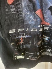 Marvel Spider Man 2 Video Game Promo Shirt PS2 Playstation Double Sided Size L