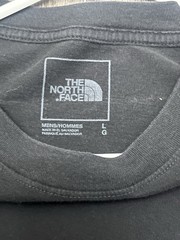 The North Face Black T-Shirt Logo Never Stop Exploring Size Large