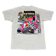 Vintage 90s Daytona 200 Speedway Motorcycle Biker T-Shirt Size L