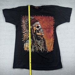LowBrow Art Company T-Shirt Skull Indian Chief Spirit Of A Nation Size Medium