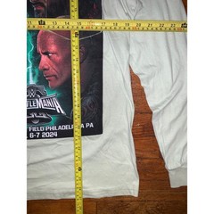 WrestleMania 40 Philadelphia Long Sleeve T Shirt WWE Wrestling Size Medium