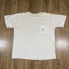 Vintage Banana Republic Shirt Mens Large White Tiger Safari Graphic Pocket Tee