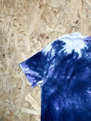 Denim & Flower Ricky Singh Tie Dye T-Shirt Mens Large Purple Blue Take A Hike
