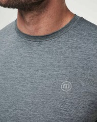 TRAVIS MATHEW SCENIC VISTA Performance Active Tee T-Shirt Heather Grey Sz L