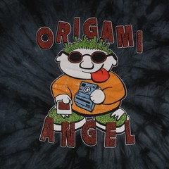 Origami Angel Shirt Mens 2XL Black Colortone Tie Dye Graphic Midwest Emo Band