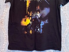 Prince Purple Rain Band Graphic T-Shirt Black Short Sleeve Crew Neck Size L