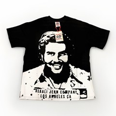 Asaali Men’s Graphic Tee Pablo Escobar Chapo Streetwear T-Shirt Size M