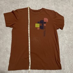 Arc’teryx Men’s T-Shirt Brown Logo Tee Short Sleeve Outdoor Cotton Medium