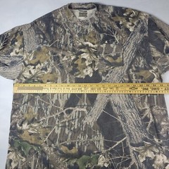 Jerzees Outdoors Mens 2x Mossy Oak Break Up Camo Long Sleeve Tee W/Pocket