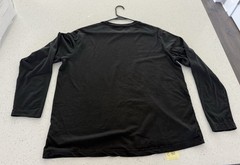Athletic Works DriWorks Basic T-Shirt Mens XL Black Long Sleeve Crew Neck Tee