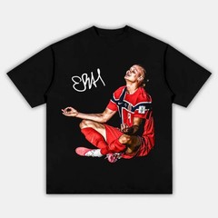 HOT!! Haalandd T-Shirt Norway Football Bootleg Retro Fan Tee