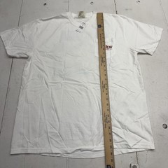 Comfort Colors Shirt Mens XL White Old Row Outdoors Lip Ripper Pocket Tee